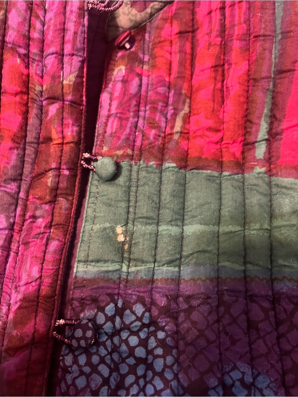 Patchwork Reversible Quilted Jacket - Picture 8 of 8
